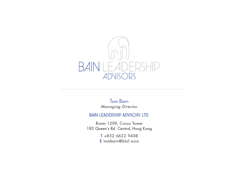 Bain Leadership Advisors